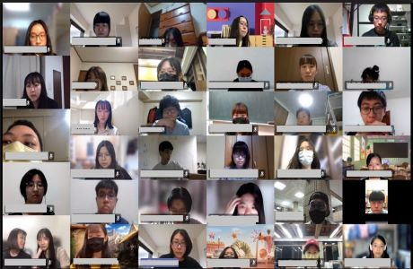 日文系學生與日本大學生的線上課程交流活動